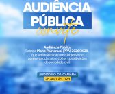 Convite Audiência Pública PPA 2026/2029